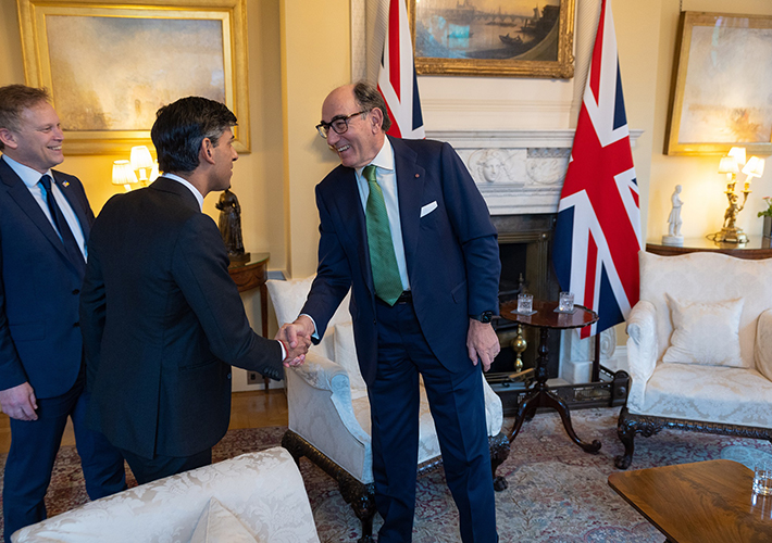 Foto Ignacio Galán se reúne con el primer ministro británico y ratifica su apuesta por la eólica marina en Reino Unido tras formalizar la adjudicación de 1.500 millones de euros.